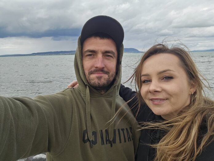 Michał i Patrycja Głuszko nad Balatonem